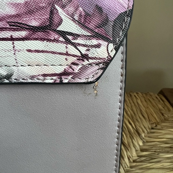 Dune Lovely Floral Lavender Handbag With Coin Purse - Picture 8 of 9